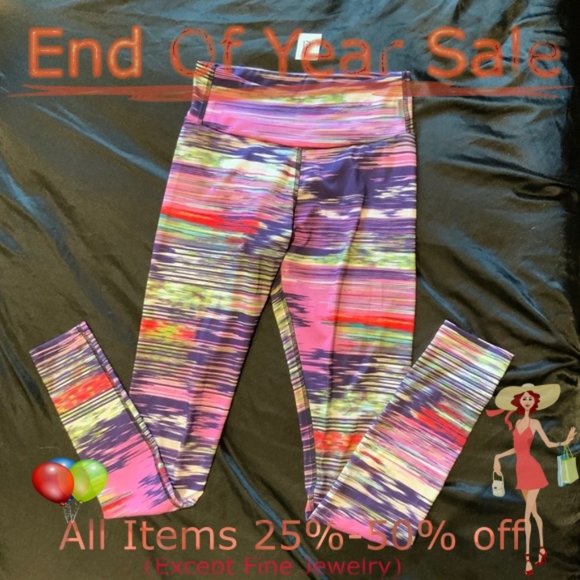 KOS USA Pants - EUC-KOS USA multicolor leggings size small